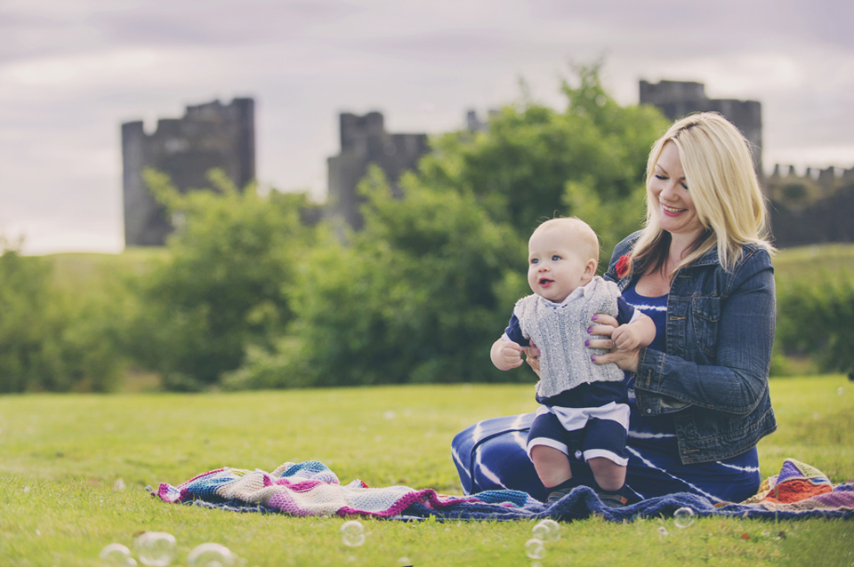 baby-first-year-photo-caerphilly-castle