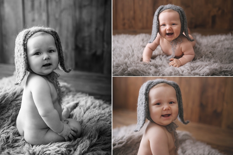Baby Photographer Pontyclun 7 Month Old Photo Shoot Newborn Baby
